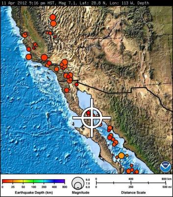 Terremoto de 7,1 grados en California